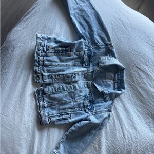Zara Light Blue Kids Jean Jacket